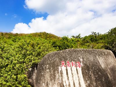 海判南天石