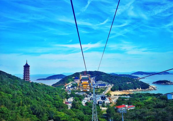 普陀山佛顶山索道