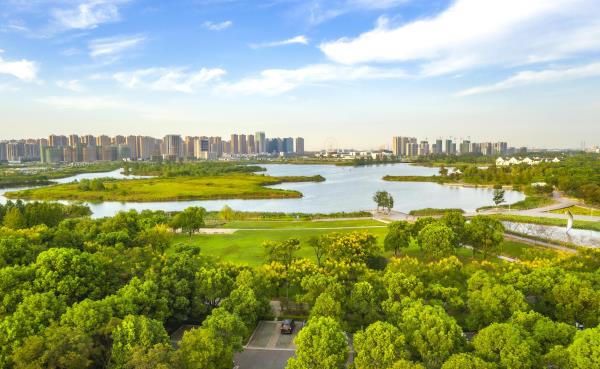杭州湾新区中心湖公园