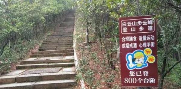 白云森林公园步云岭登山步道
