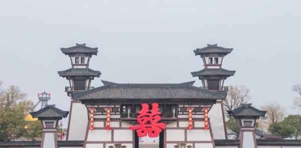 三国水浒景区-阙楼