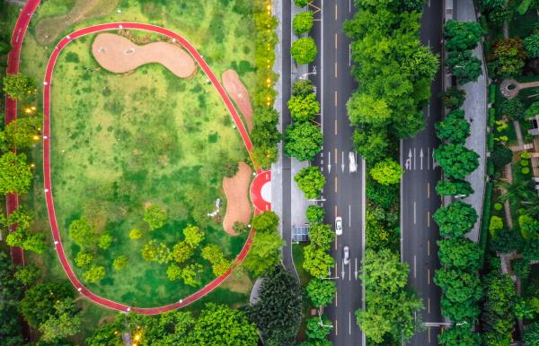 临江带状公园