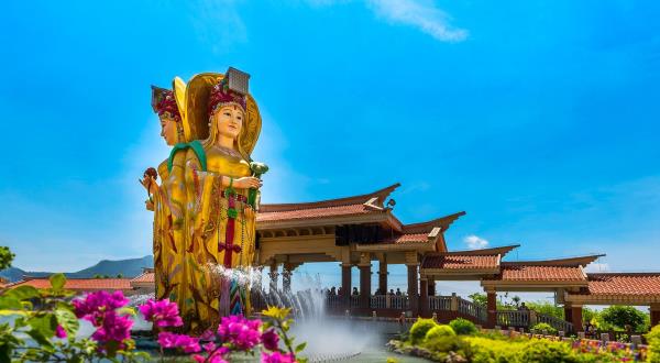 三面妈祖喷泉