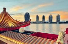 永乐仿古游船夜游三亚湾11