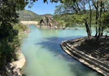 楠溪江桃花源竹筏漂流5