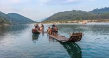 楠溪江竹筏漂流3