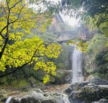 石梁飞瀑3