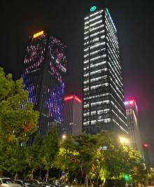 钱江新城灯光秀5
