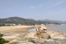 普陀山百步沙海上游乐场1