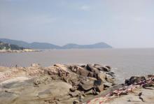 普陀山百步沙海上游乐场2