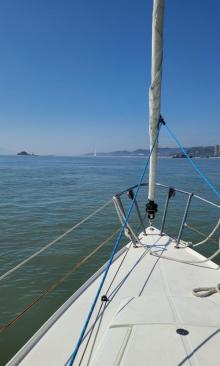 香山帆船出海体验6