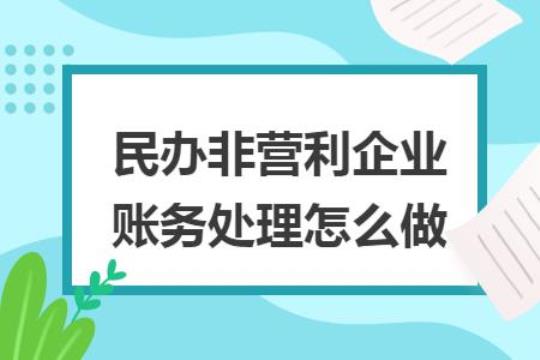 非盈利组织账务处理  非盈利组织账务处理好做吗?