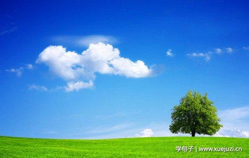 关于蓝天白云心情好句子大全 关于蓝天白云心情简单的句子