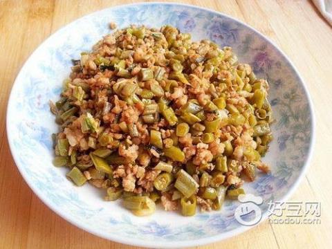 酸豆角炒肉末怎么做 酸豆角的腌制方法