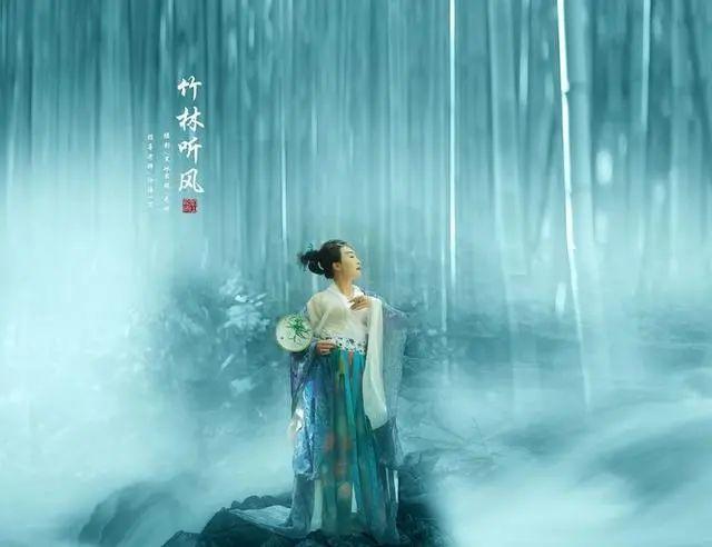 关于美人听雨的唯美诗句合集(通用) 古代美人唯美句子