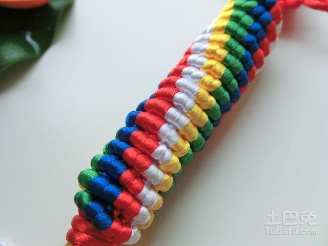 简单编五彩绳 简单五彩绳编织方法视频