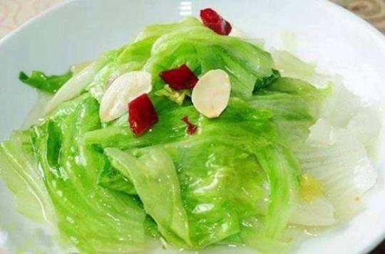 炒生菜的做法 蚝油罗马生菜做法