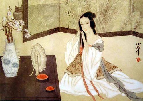 古代形容女子化妆的诗句