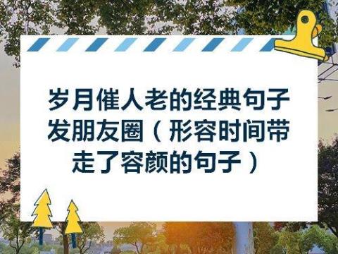 形容人老了的诗句