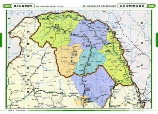 大兴安岭地图（详细介绍大兴安岭地区地理位置和地形地貌）