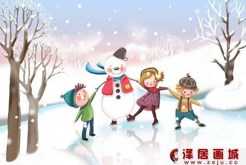 关于描堆雪人的优美句子大全 冬天堆雪人的优美句子