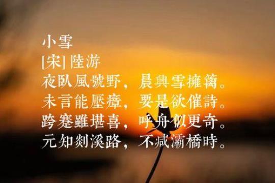 关于雪来的晚的诗句合集(实用)