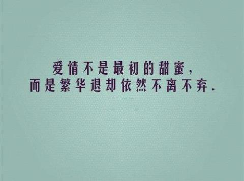幸运爱情的优美句子