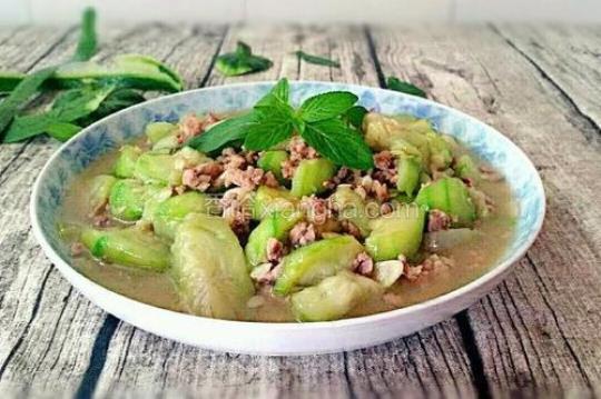 肉末丝瓜怎么做好吃
