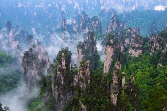 张家界武陵源风景名胜区 张家界武陵源风景名胜区旅游自然风光一览