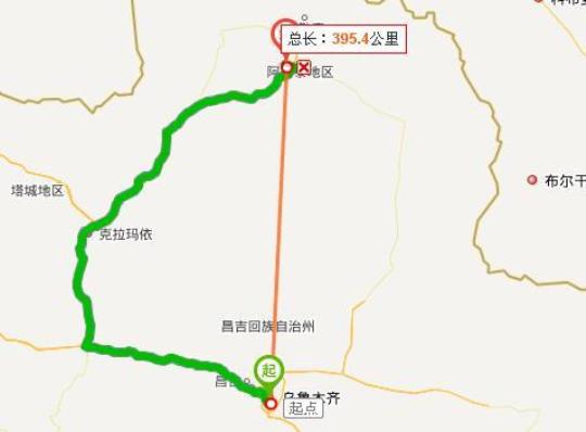 呼伦贝尔离乌鲁木齐多少公里？