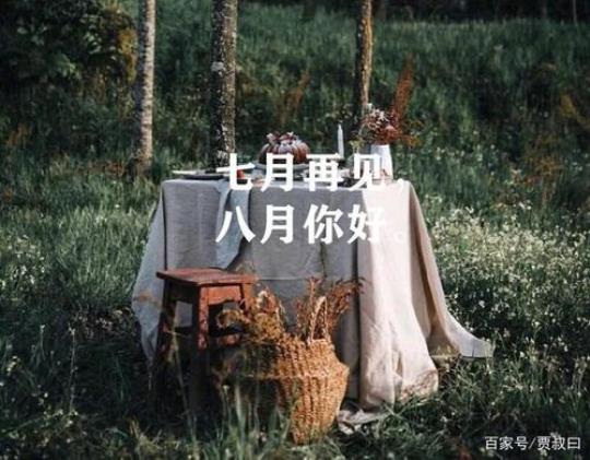 关于七月再见的唯美句子大全 关于七月再见八月努力的句子