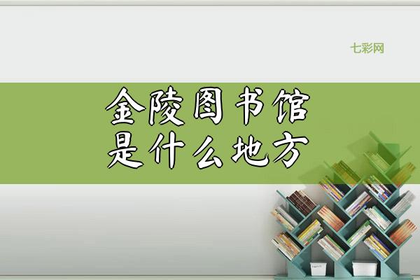 金陵图书馆是什么地方？