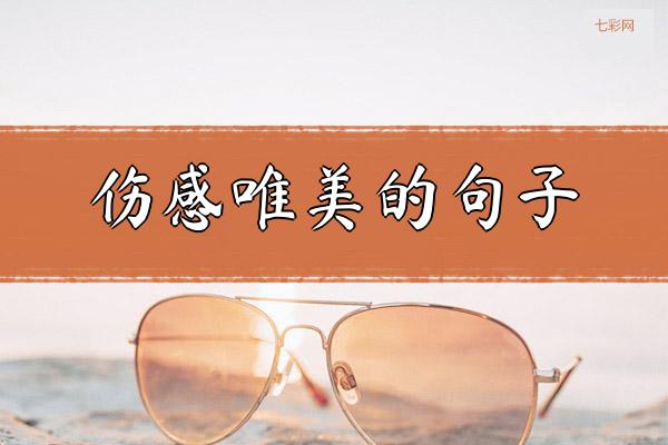 伤感唯美的句子