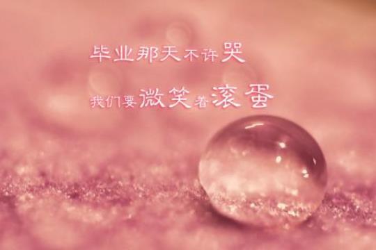 关于个性毕业留言唯美句子大全 个性毕业寄语