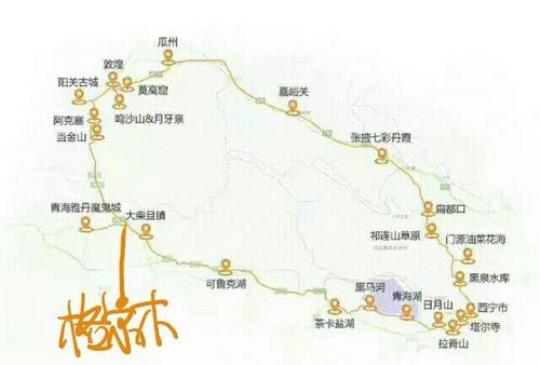 甘青大环线各景点海拔？