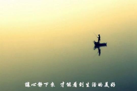 关于心静的唯美句子和大全 关于心静唯美句子