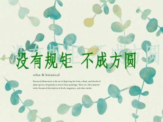 关于无规律不成方圆的名言警句大全 没有规律不成方圆出处