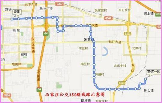石家庄公交旅游1路的详细线路和站点介绍
