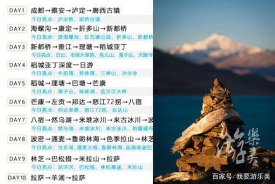 川藏自驾游攻略（一路风景美不胜收）